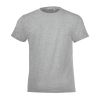 Футболка детская Regent Fit Kids, серый меланж, на рост 142-152 см (12 лет) (размер 12 лет (142-152 см))
