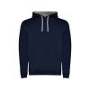 Толстовка с капюшоном Urban мужская, нэйви/серый меланж (размер XS)