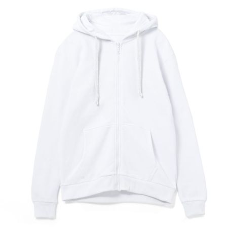 Толстовка на молнии с капюшоном Siverga Heavy 2. 0, белая