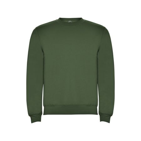 Свитшот с начесом Clasica унисекс, хаки