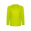 Футболка Montecarlo мужская с длинным рукавом, неоновый желтый (размер S)