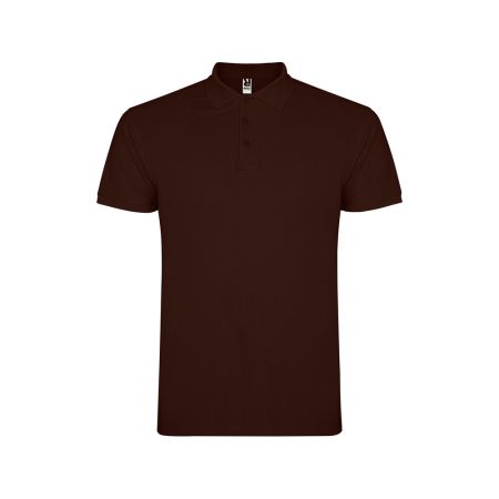 Рубашка поло Star мужская, шоколадный