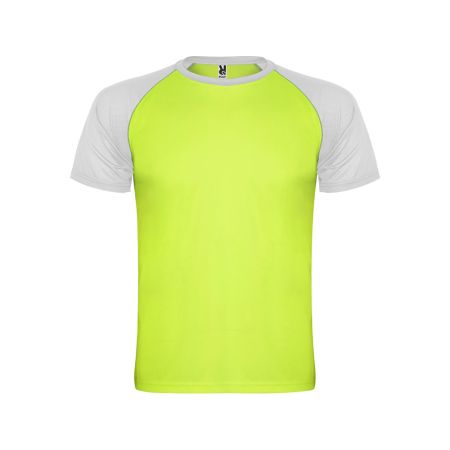 Спортивная футболка Indianapolis мужская, неоновый зеленый/белый