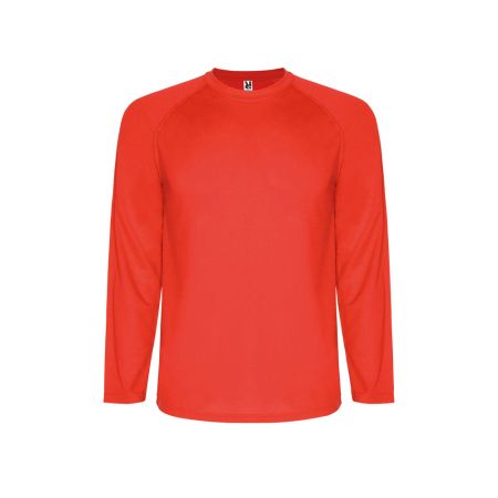 Футболка Montecarlo мужская с длинным рукавом, красный