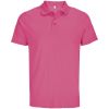 Рубашка поло унисекс Pitcher, розовая (ribbon pink), размер XXL