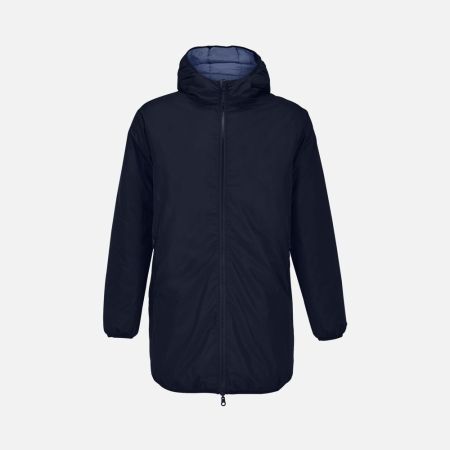Куртка-парка унисекс Reverse, темно-синяя