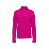 Толстовка с воротом на молнии женская Melbourne, яркая фуксия (размер 2XL)
