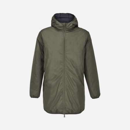 Куртка-парка унисекс Reverse, темный хаки