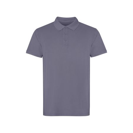 Рубашка поло Cobain унисекс, серо-голубой выстиранный