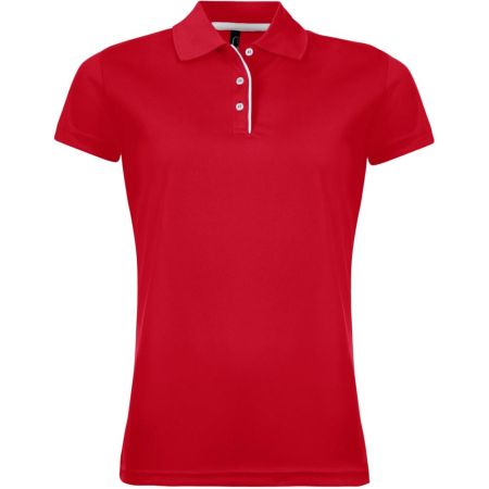 Рубашка поло женская Performer Women 180 красная