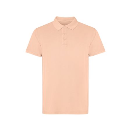Рубашка поло Cobain унисекс, светло-абрикосовый выстиранный