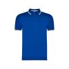 Рубашка поло Montreal мужская, королевский синий/белый (размер S)