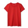 Футболка женская T-bolka Stretch Lady, красная, размер XL
