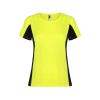Футболка Shanghai женская, неоновый желтый/черный (размер S)