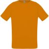 Футболка унисекс Sporty 140 оранжевый неон, размер 3XL
