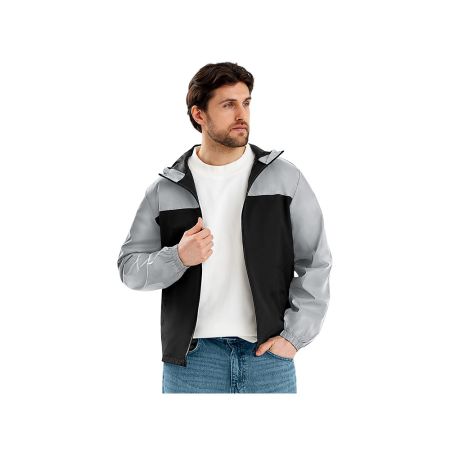 Ветровка светоотражающая Рефлектор гибрид, светоотражающий/черный