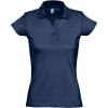 Рубашка поло женская Prescott women 170 темно-синяя, размер XXL