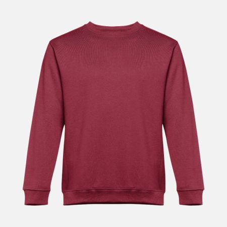 Свитшот унисекс Delta, бордовый