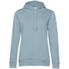 Толстовка с капюшоном женская BNC Inspire (Organic), серо-голубая, размер XXL