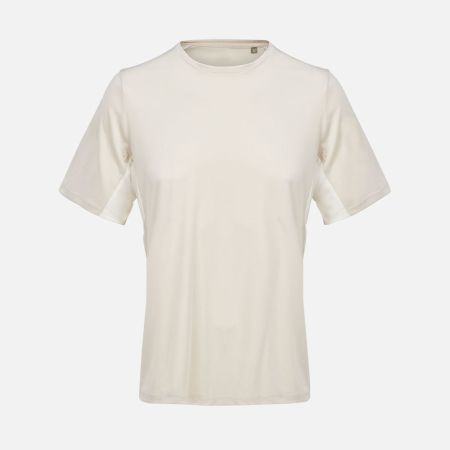 Футболка спортивная унисекс Storm, бежевая (льняная)