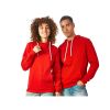 Толстовка унисекс Stream с капюшоном, красный (размер XS)