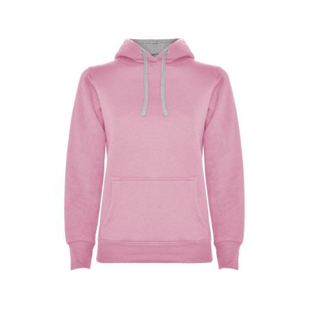 Толстовка с капюшоном Urban женская, светло-розовый