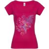 Футболка женская Vibrance, темно-розовая (фуксия), размер L