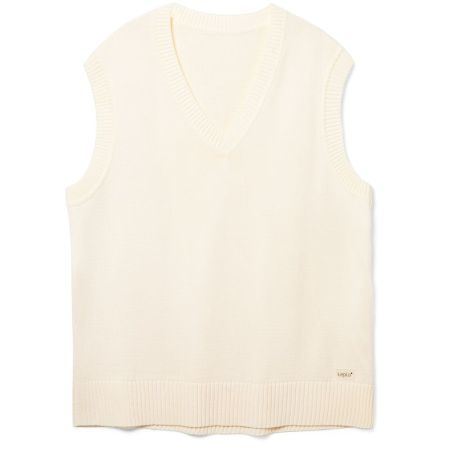 Жилет оверсайз унисекс Tad в сумке, молочно-белый