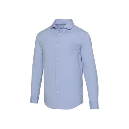 Carnelian мужская рубашка из поплина - Голубой
