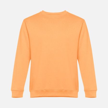 Свитшот унисекс Delta, светло-оранжевый