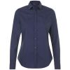 Рубашка женская Becker Women, темно-синяя с белым, размер XXL