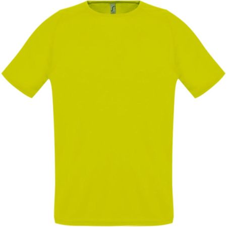 Футболка унисекс Sporty 140, желтый неон