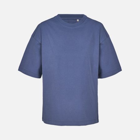 Футболка оверсайз женская Boxy Women, синяя (джинс)