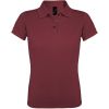 Рубашка поло женская Prime Women 200 бордовая, размер XXL