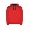 Толстовка с капюшоном Urban мужская, красный/черный (размер XS)