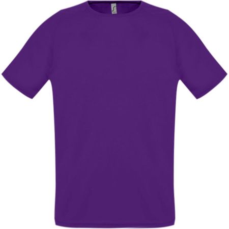 Футболка унисекс Sporty 140 темно-фиолетовая