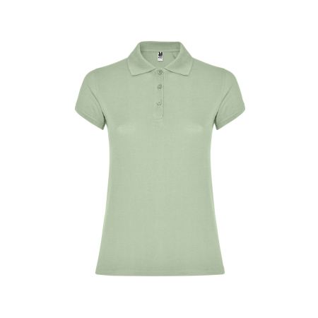 Рубашка-поло Star женская, припыленный зеленый