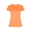 Футболка Imola женская, неоновый оранжевый (размер S)