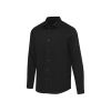 Citrine мужская рубашка из твила - сплошной черный (размер XS)