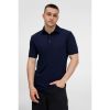 Рубашка поло унисекс Senti, темно-синяя, размер 4XL