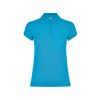 Рубашка поло Star женская, бирюзовый (размер S)