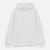 Худи унисекс оверсайз Daylero, белое, размер 3XL/4XL