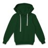 Толстовка с капюшоном детская Kirenga Kids, темно-зеленая, 14 лет (размер 14 лет (154-164 см))