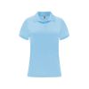 Рубашка поло женская Monzha, небесно-голубой (размер S)