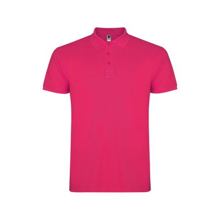 Рубашка поло Star мужская, фуксия