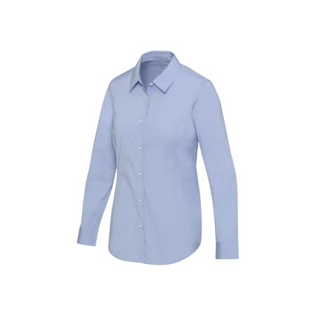 Carnelian женская рубашка из поплина - Голубой