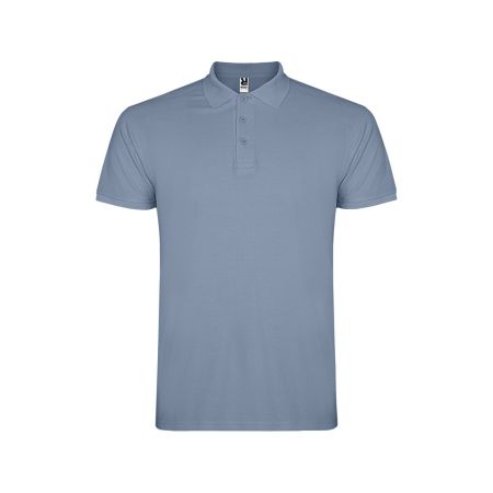 Рубашка поло Star мужская, спокойный синий