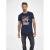 Футболка «У матросов нет вопросов», кобальт (темно-синяя), размер S