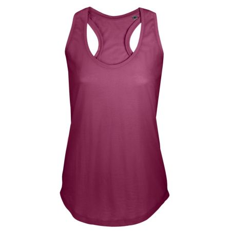 Майка женская Moka 110, темно-розовая (малиновая)