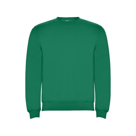 Свитшот с начесом Clasica унисекс, зеленый